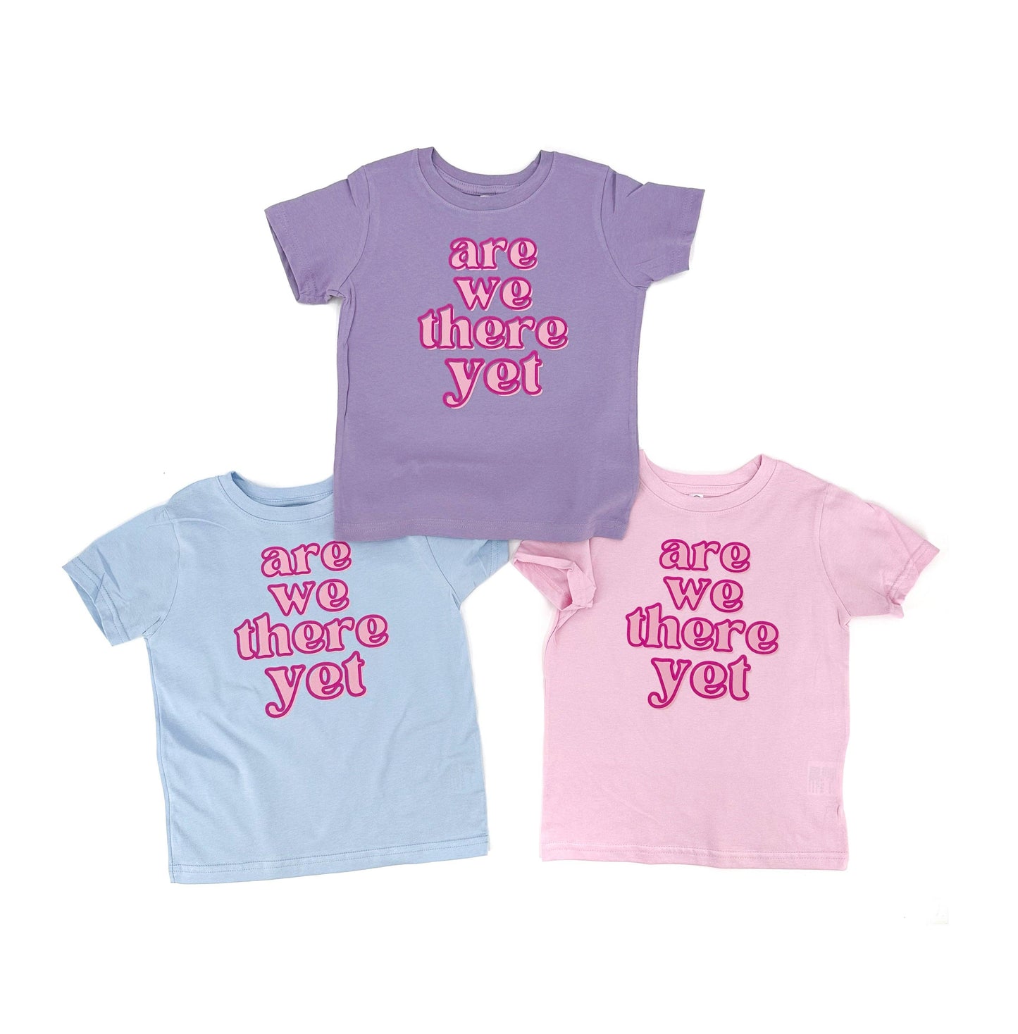 Are We There Yet Kids' Roadtrip Tee – Fun Travel Shirt