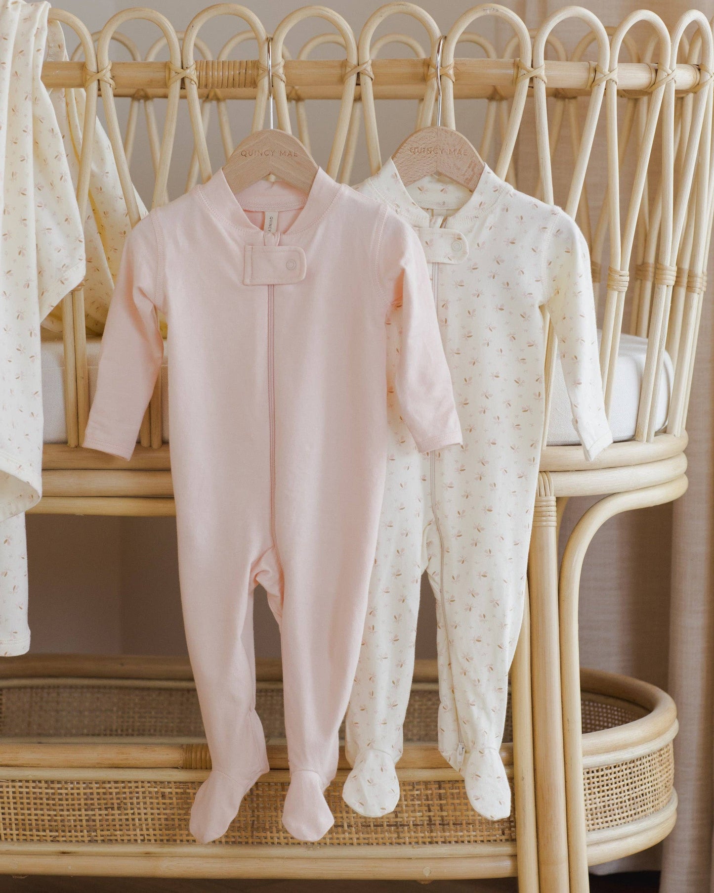 Zip Longsleeve Sleeper Footie Petal