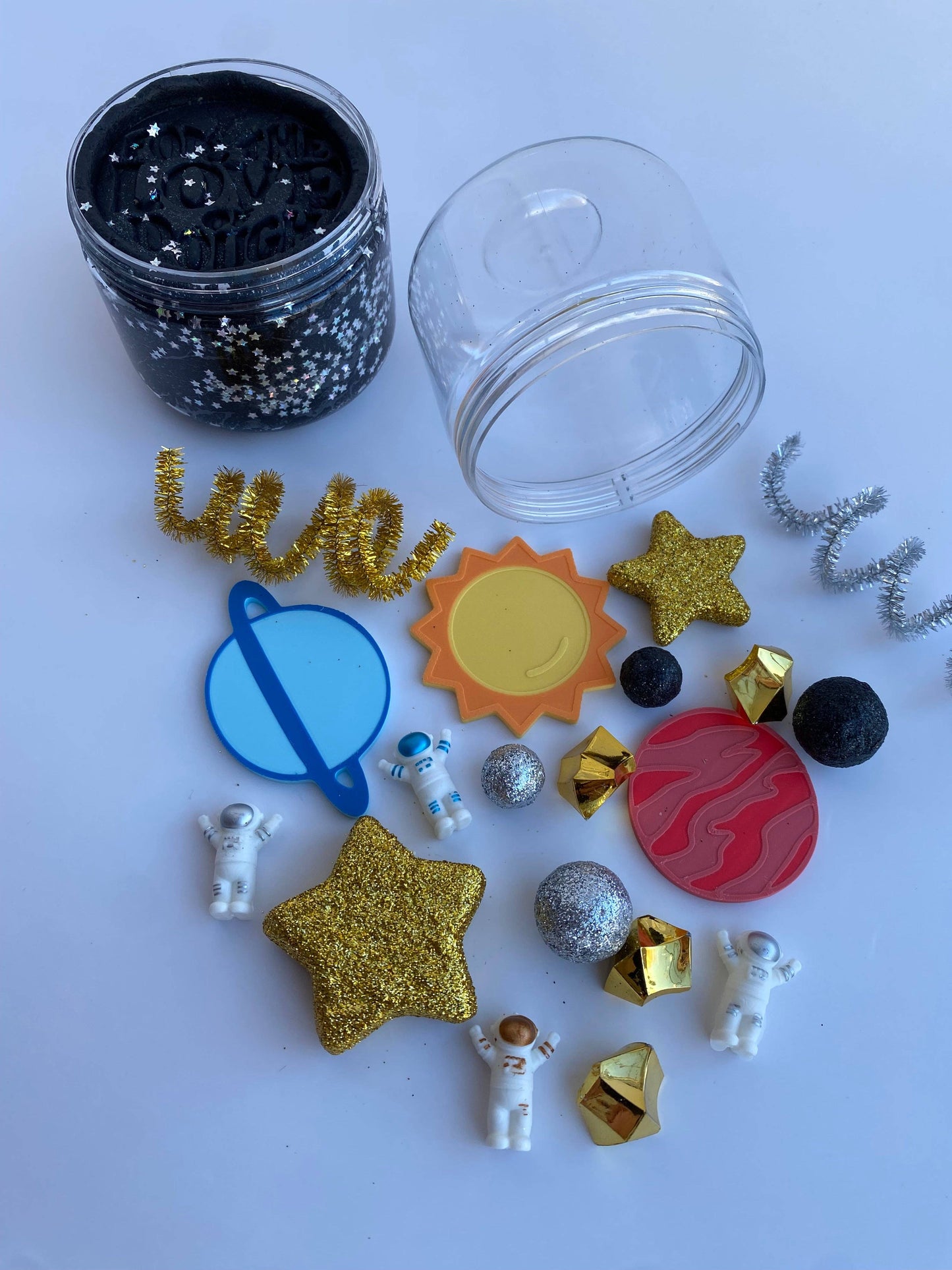 Outer Space Sensory Dough Double Jar