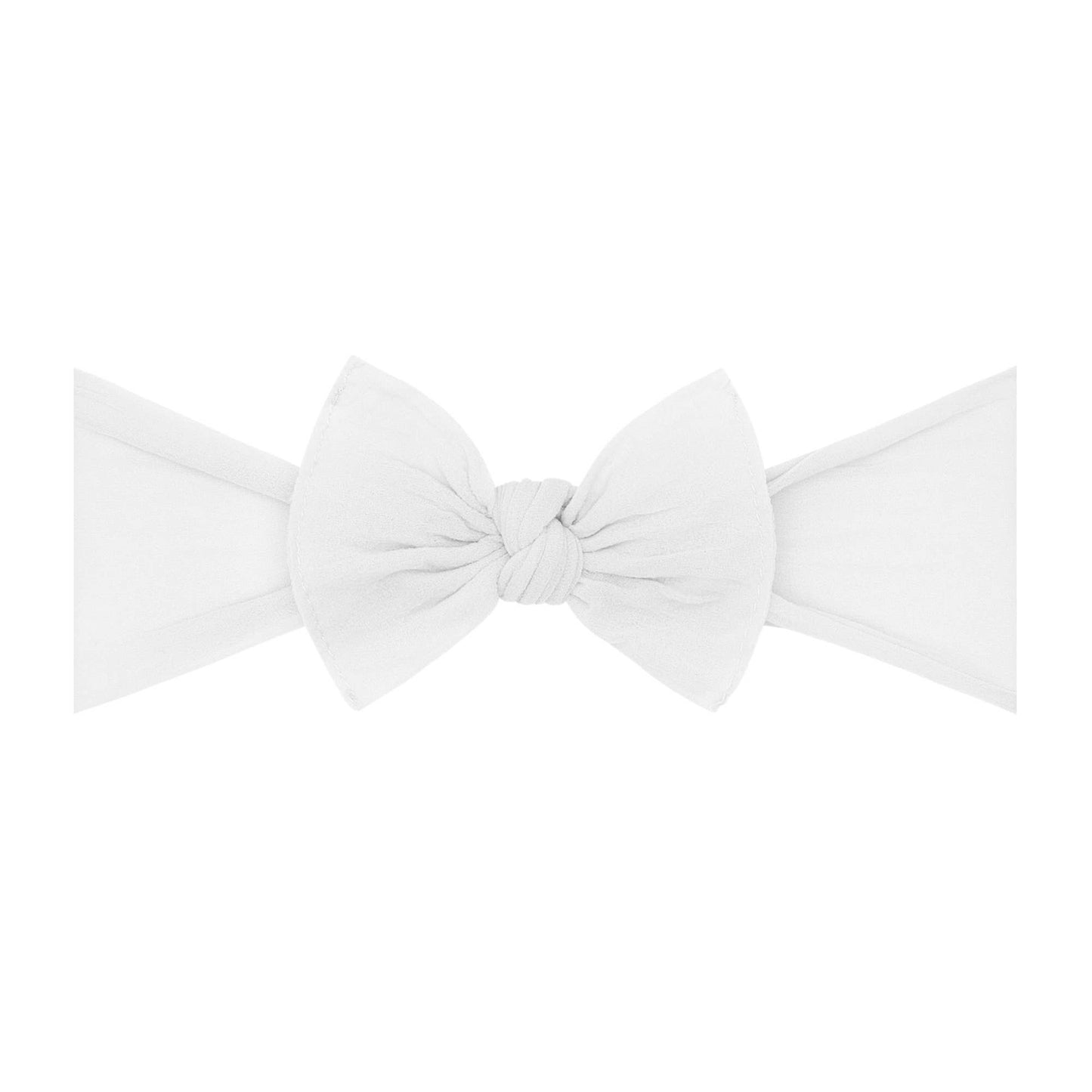 Baby Bling Itty Bitty Knot small soft nylon bow headband