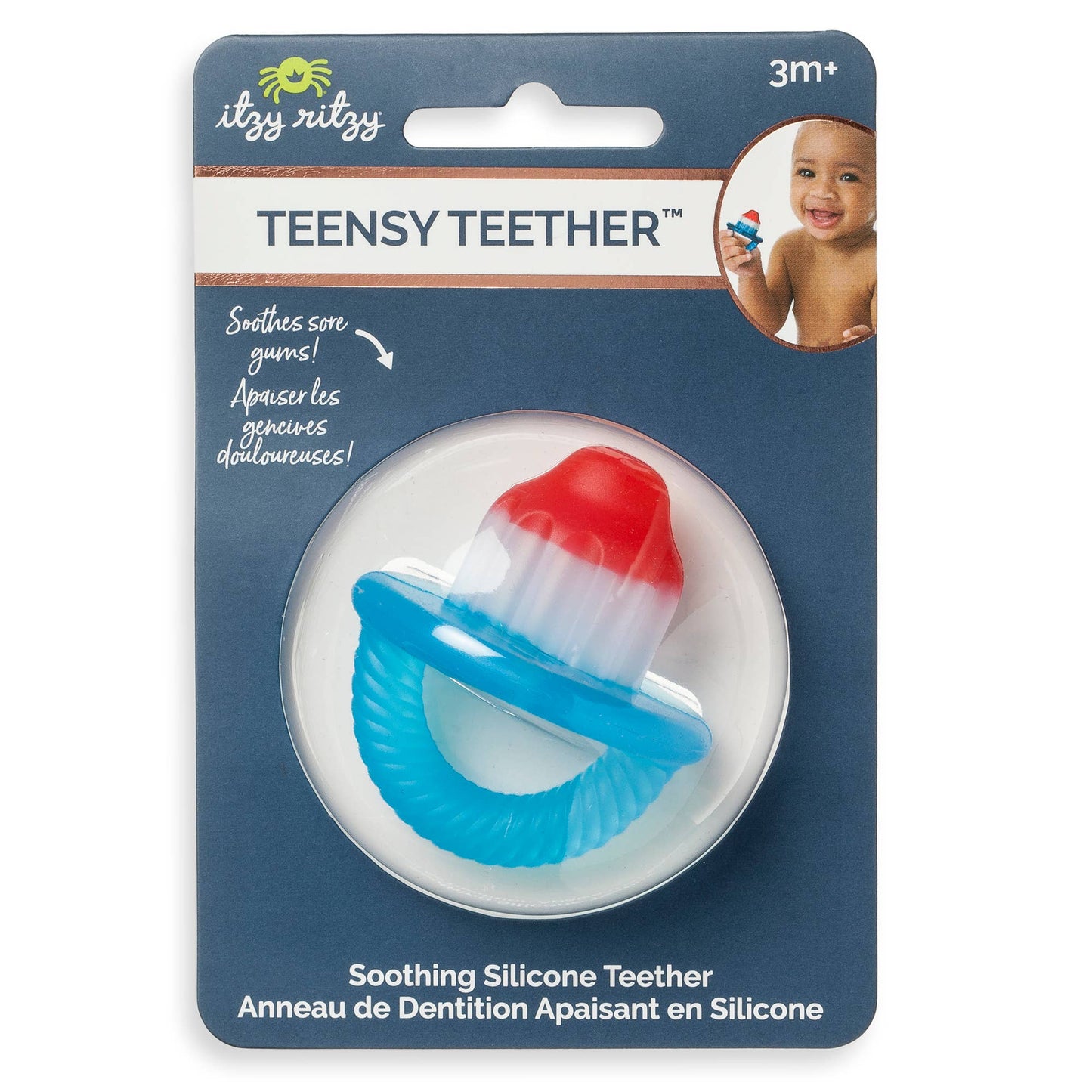 Teensy Teether Hero Pop Soothing Silicone Teether