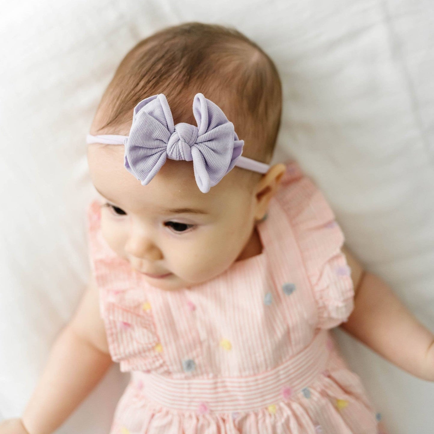 Baby Bling Baby FAB Skinny soft nylon bow headband