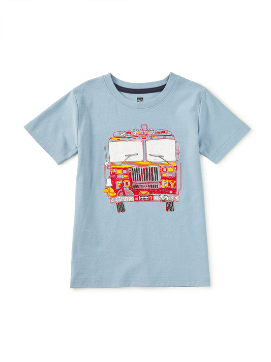 FIRE TRUCK GRAPHIC TEE