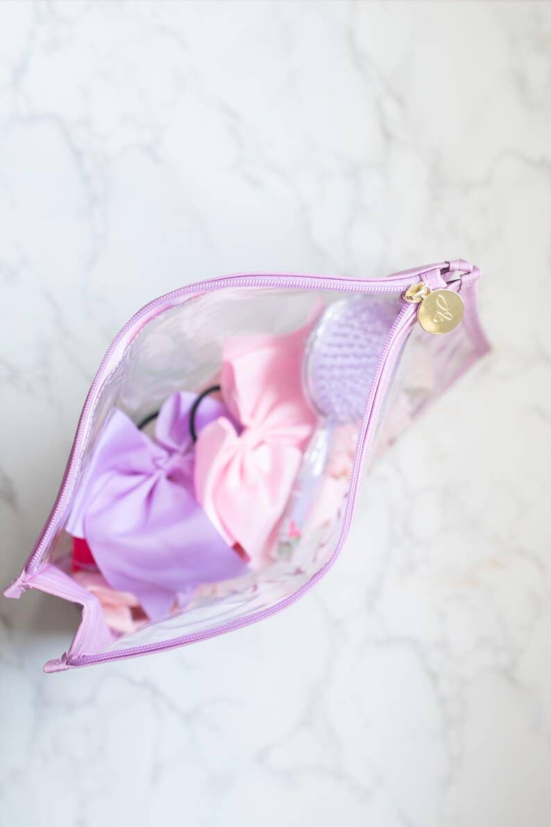Large Clear Purple Bag for Dance Recitals & Dance Teacher Gifts