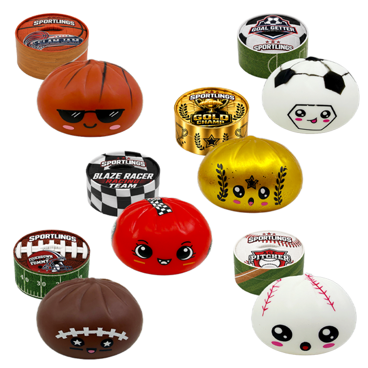 Fun Doh Sports Dumpling Squishy Fidget Toy