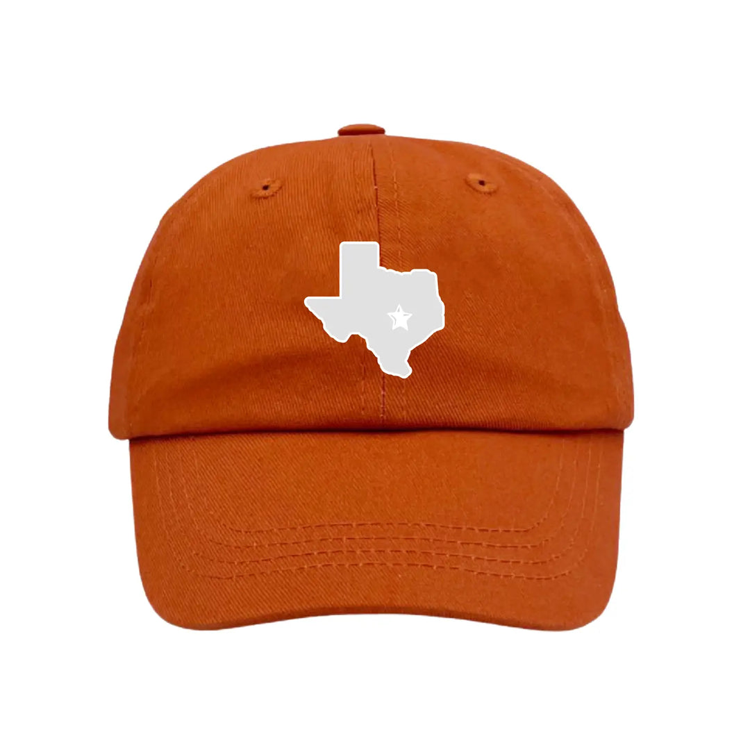 Texas Orange Baseball Hat