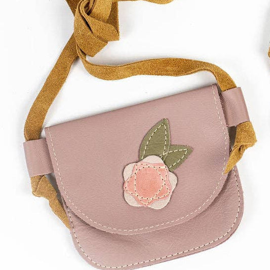 Flowers on Dusty Rose