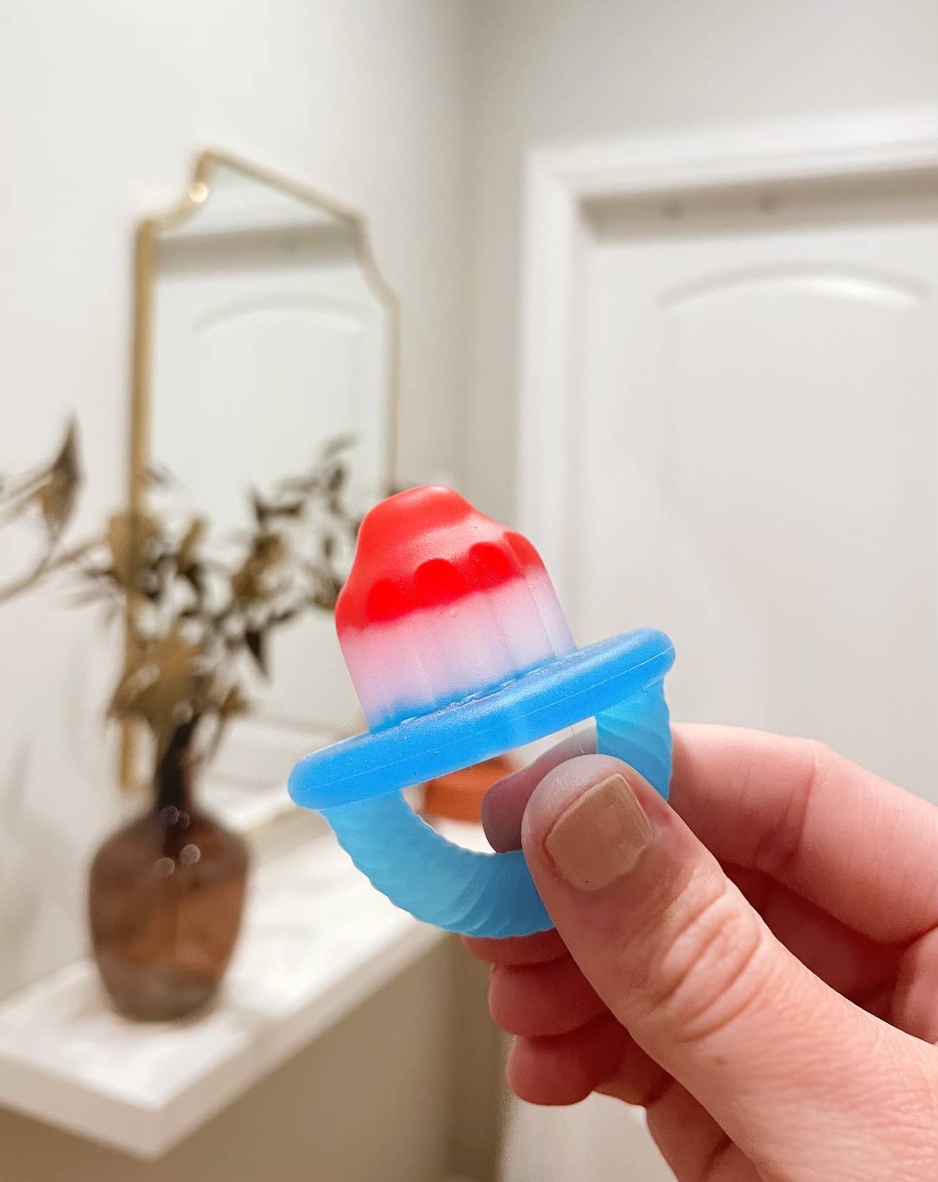 Teensy Teether Hero Pop Soothing Silicone Teether