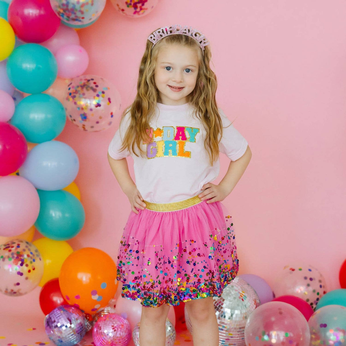 Raspberry Confetti Tutu