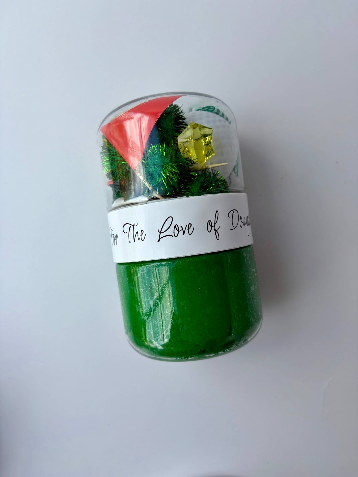 Golf Sensory Dough Double Jar