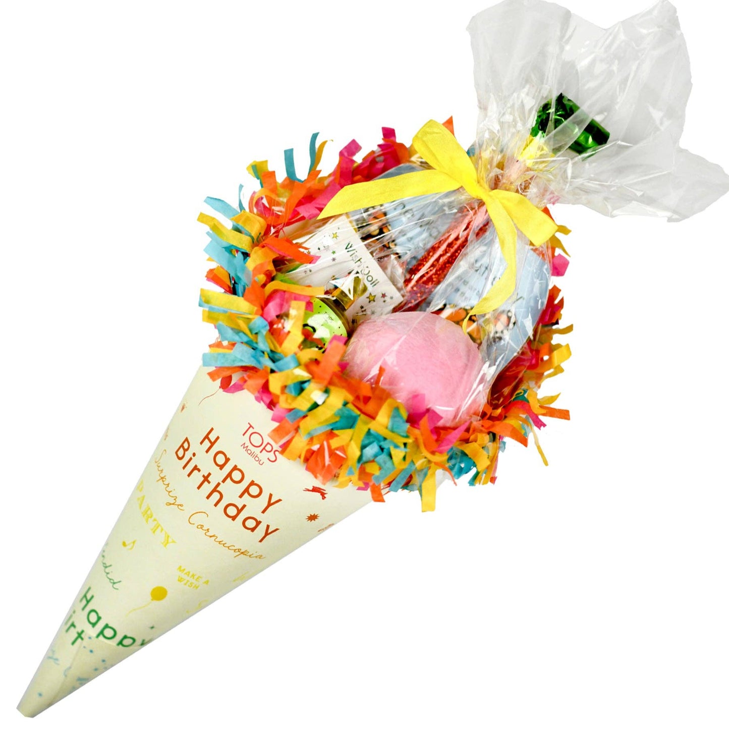 Surprise 16" Cornucopia - "Happy Birthday"