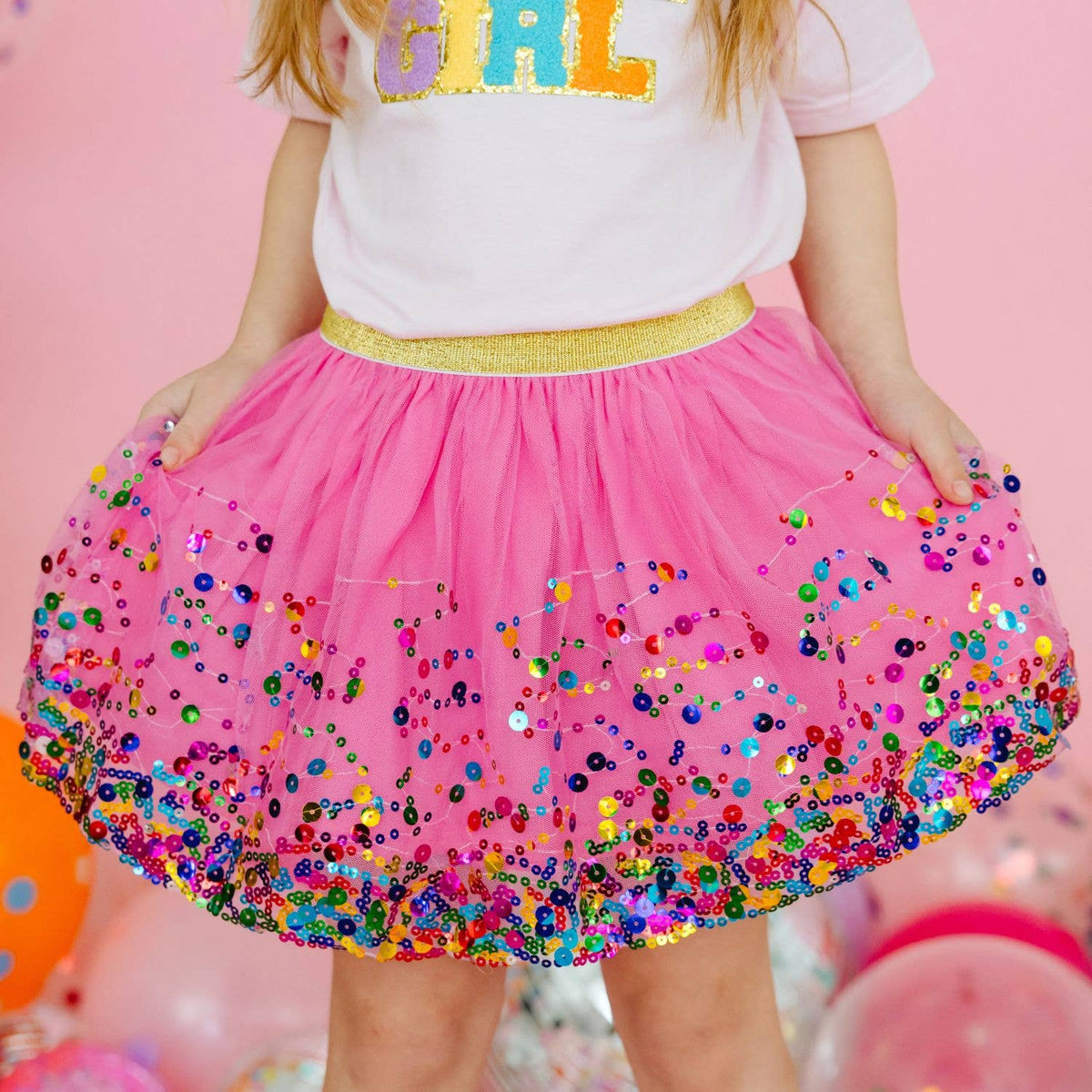 Raspberry Confetti Tutu