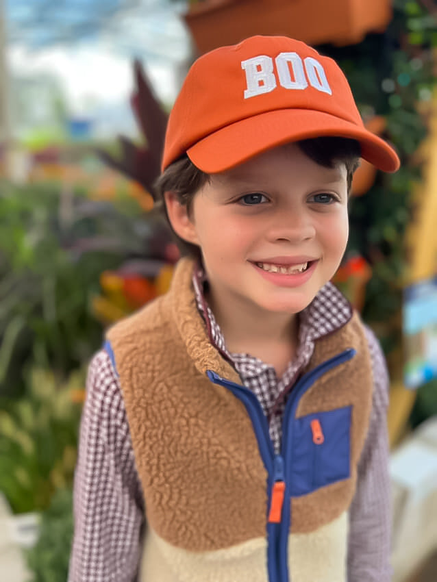 Boo Baseball Hat Baby/Toddler