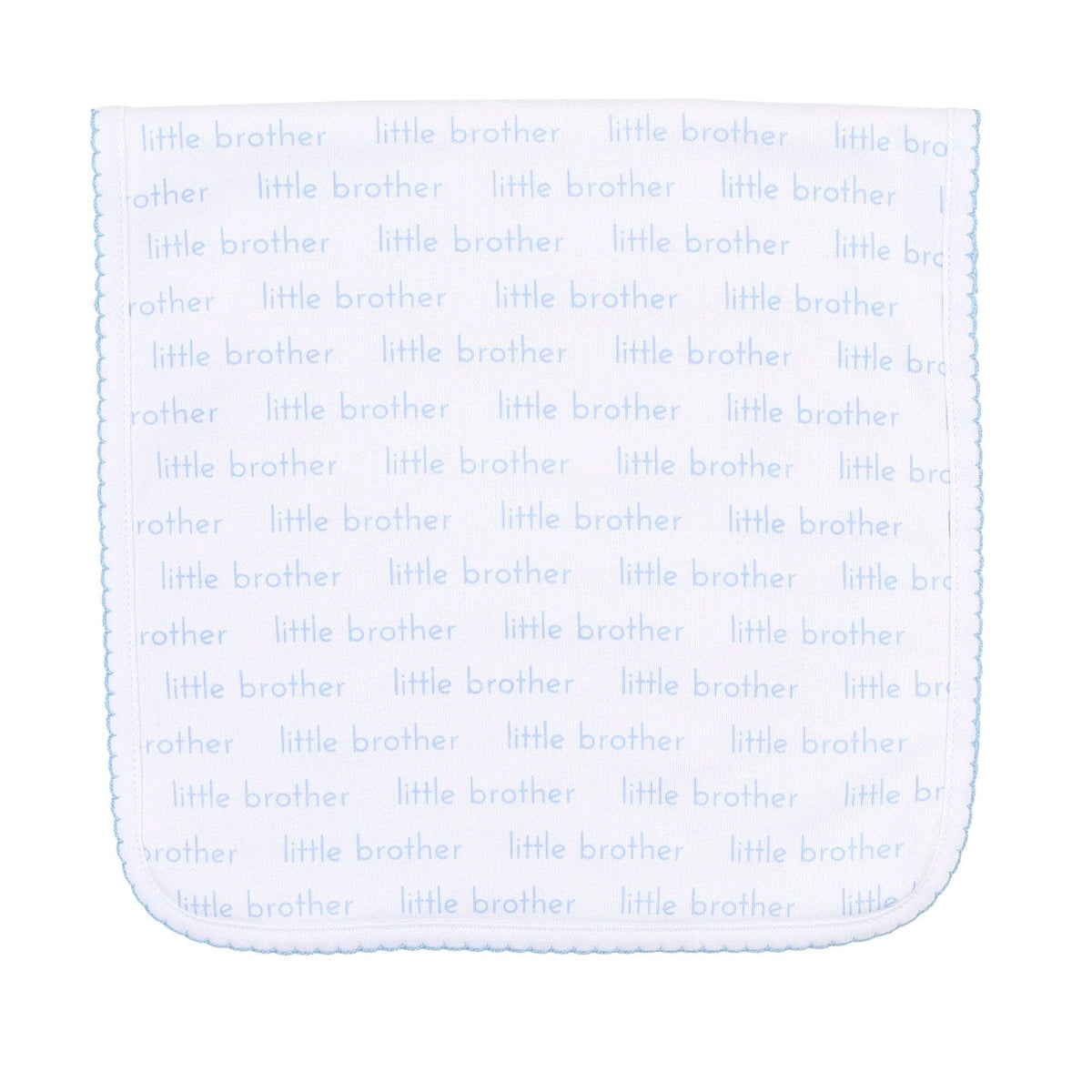 Little Brother Print Burp Cloth