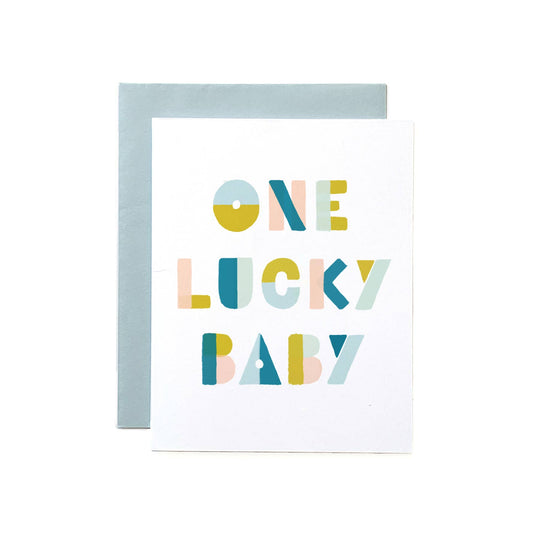 One Lucky Baby Card