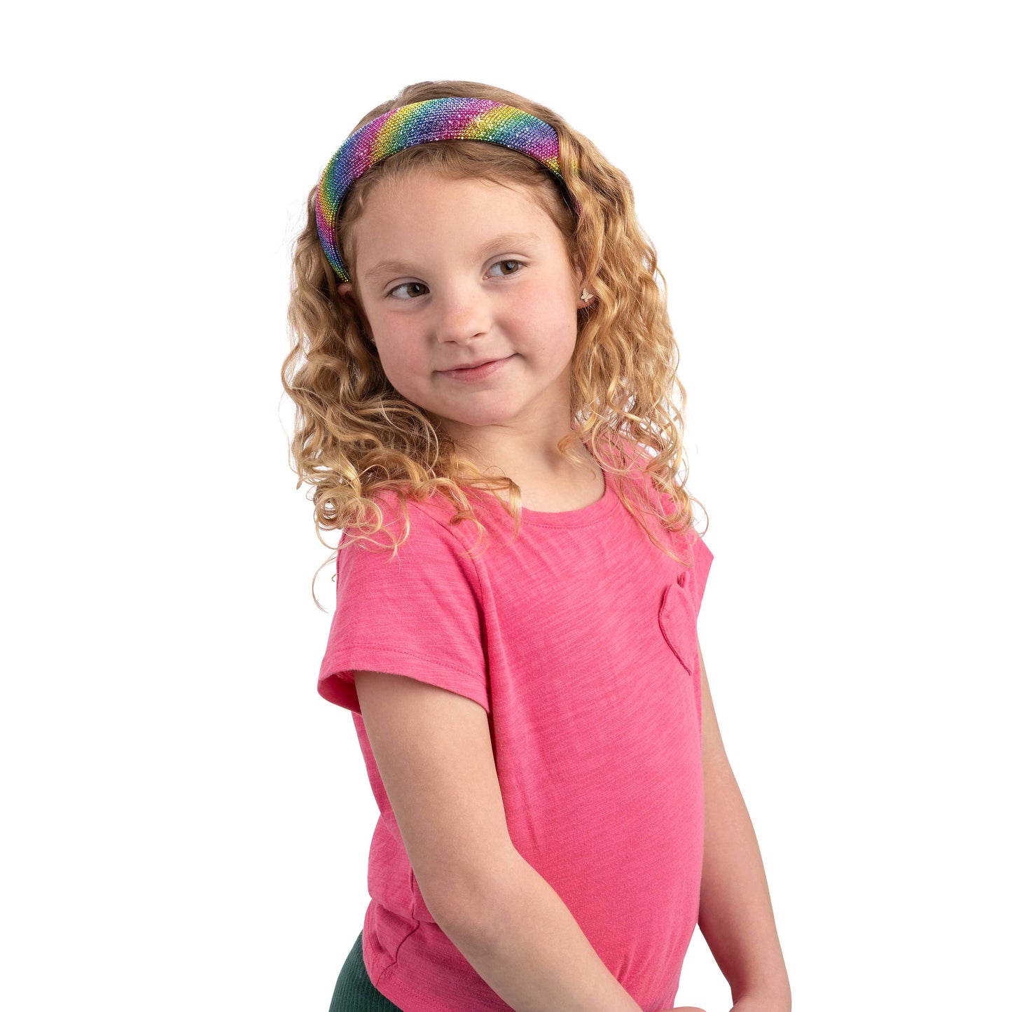 Rainbow Crystal Studded Fashion Headband Hair Accessories