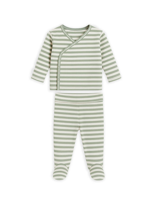 Riley 2 Piece Kimono Wrap Top and Pant Set
