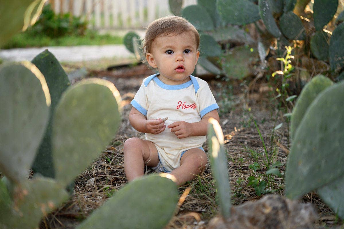 Howdy Vintage Ringer (Onesie)