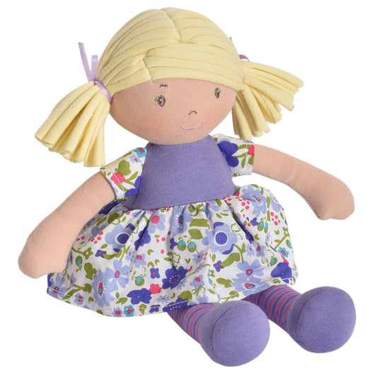 Lil'l Peggy Blonde Hair/Lilac & Pink Dress