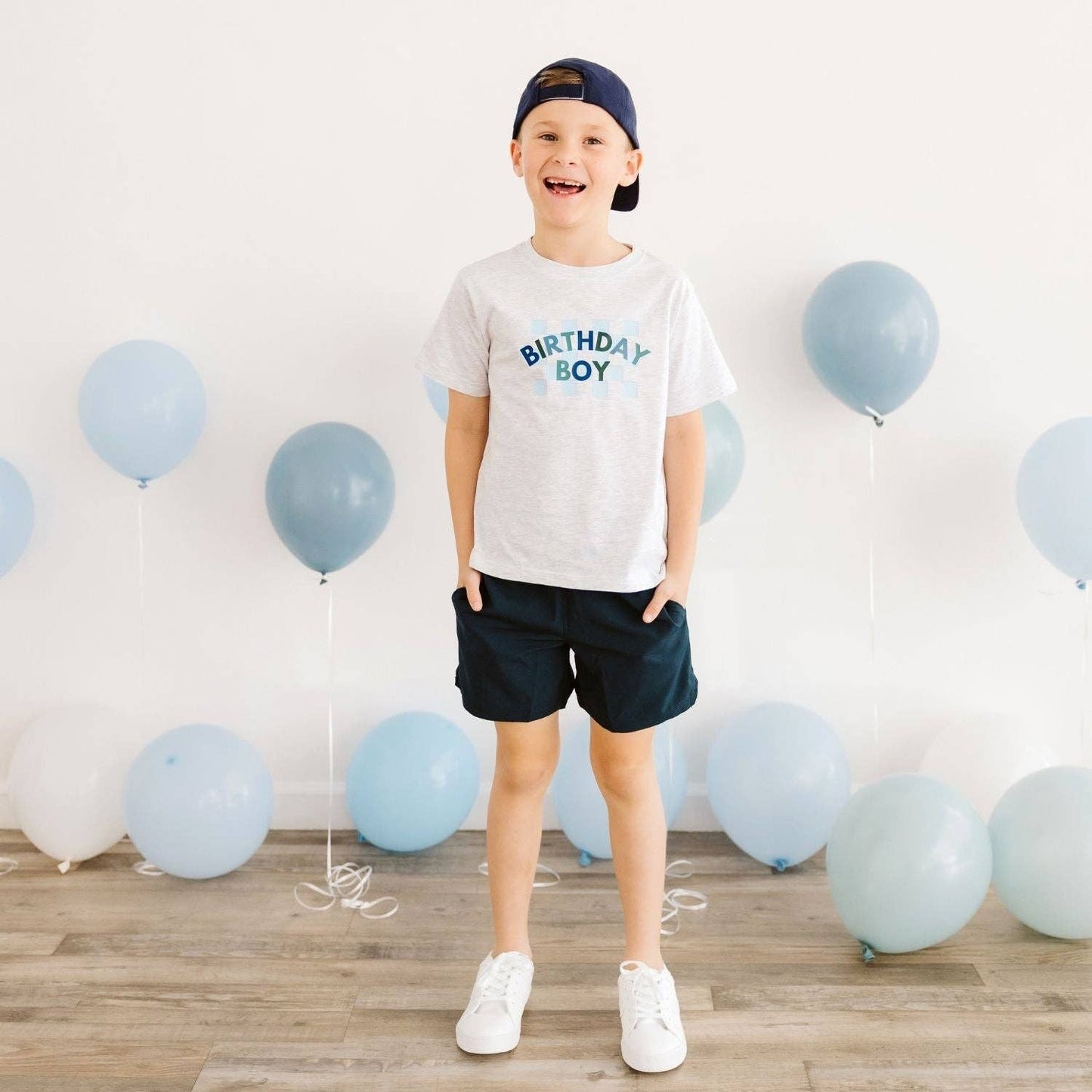 Birthday Boy Checker T-Shirt