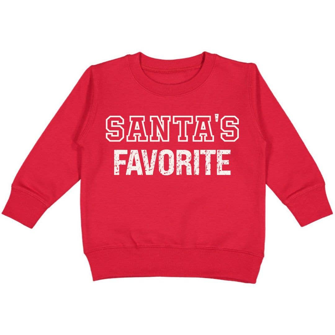 Santa's Favorite Christmas Sweatshirt - Boys Clothing