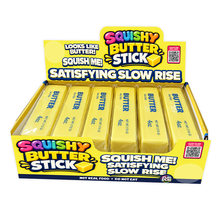 6" Butter Stick Slow-Rise Squishy Toy