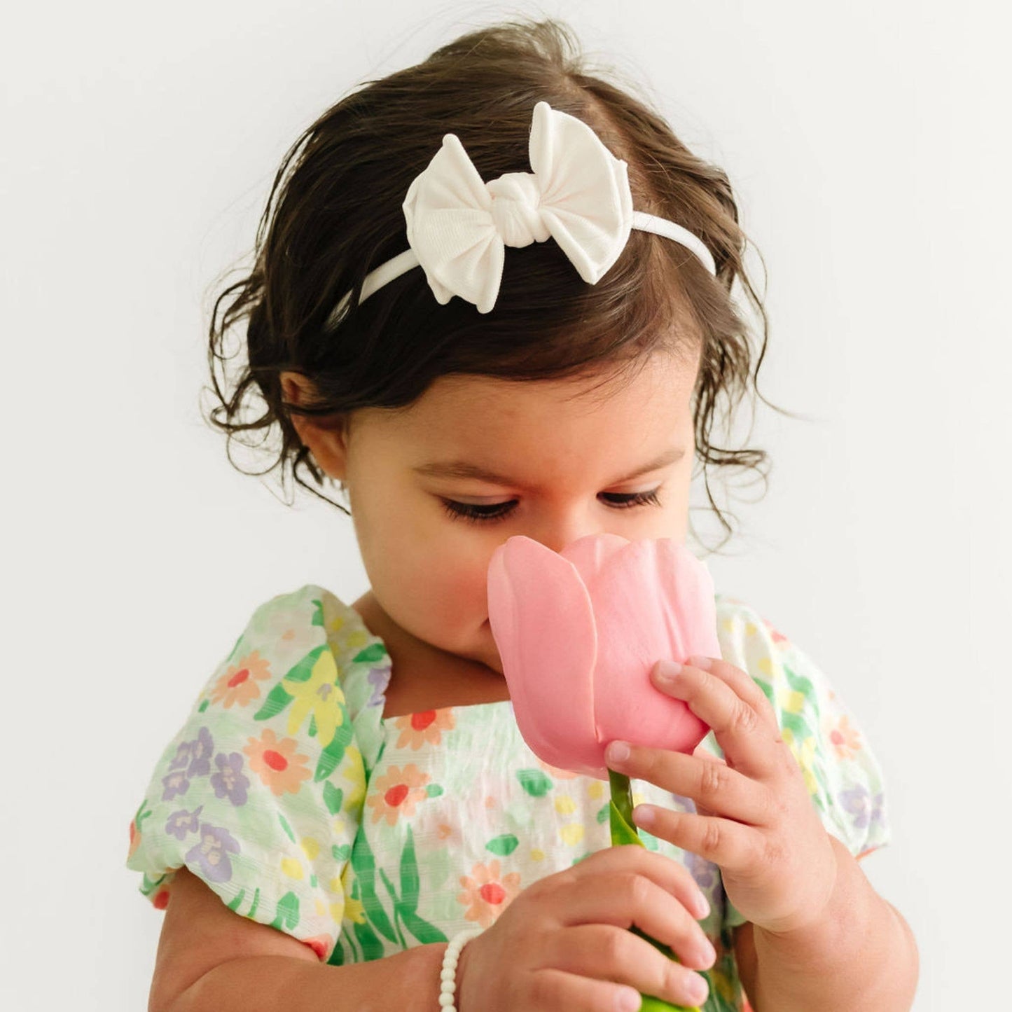 Baby Bling Baby FAB Skinny soft nylon bow headband