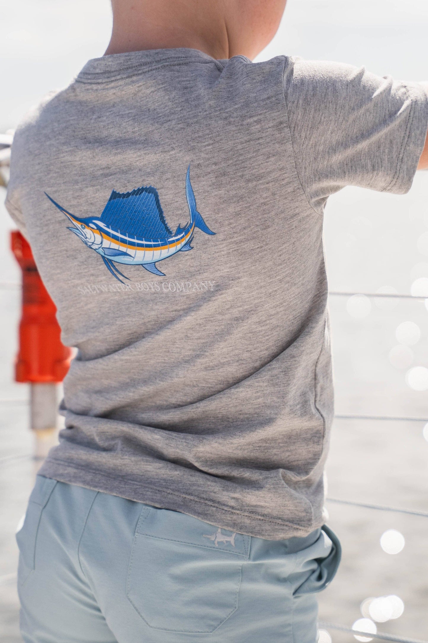 Sailfish T-Shirt - Heather Grey