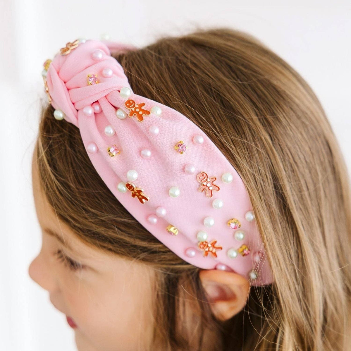 Gingerbread Christmas Gemstone Headband - Hair Accessories