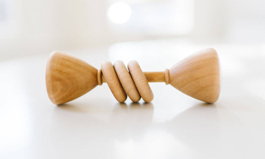 Classic Rattle Wooden Baby Toy