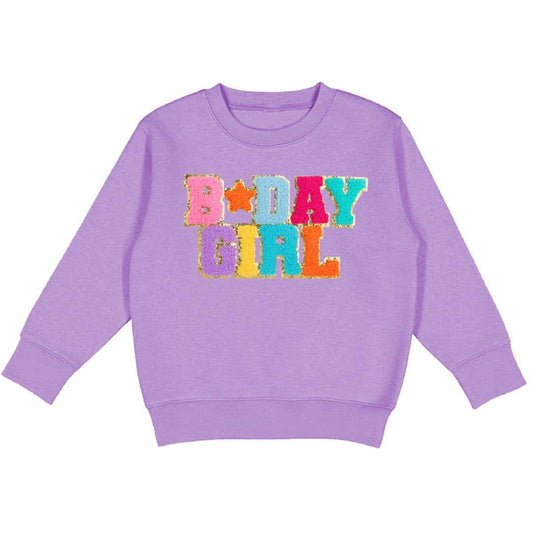 Birthday Girl Patch Sweatshirt