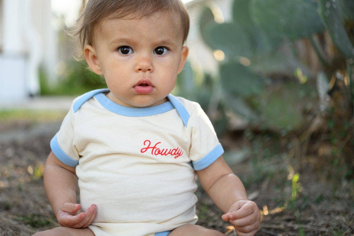 Howdy Vintage Ringer (Onesie)