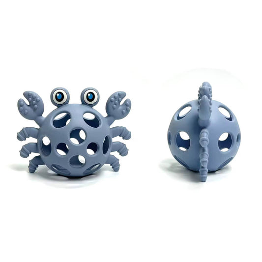 Silicone 3D Funny Crab Teether