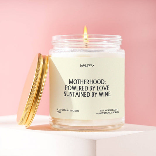 Motherhood Powered By Love Sustained By Wine