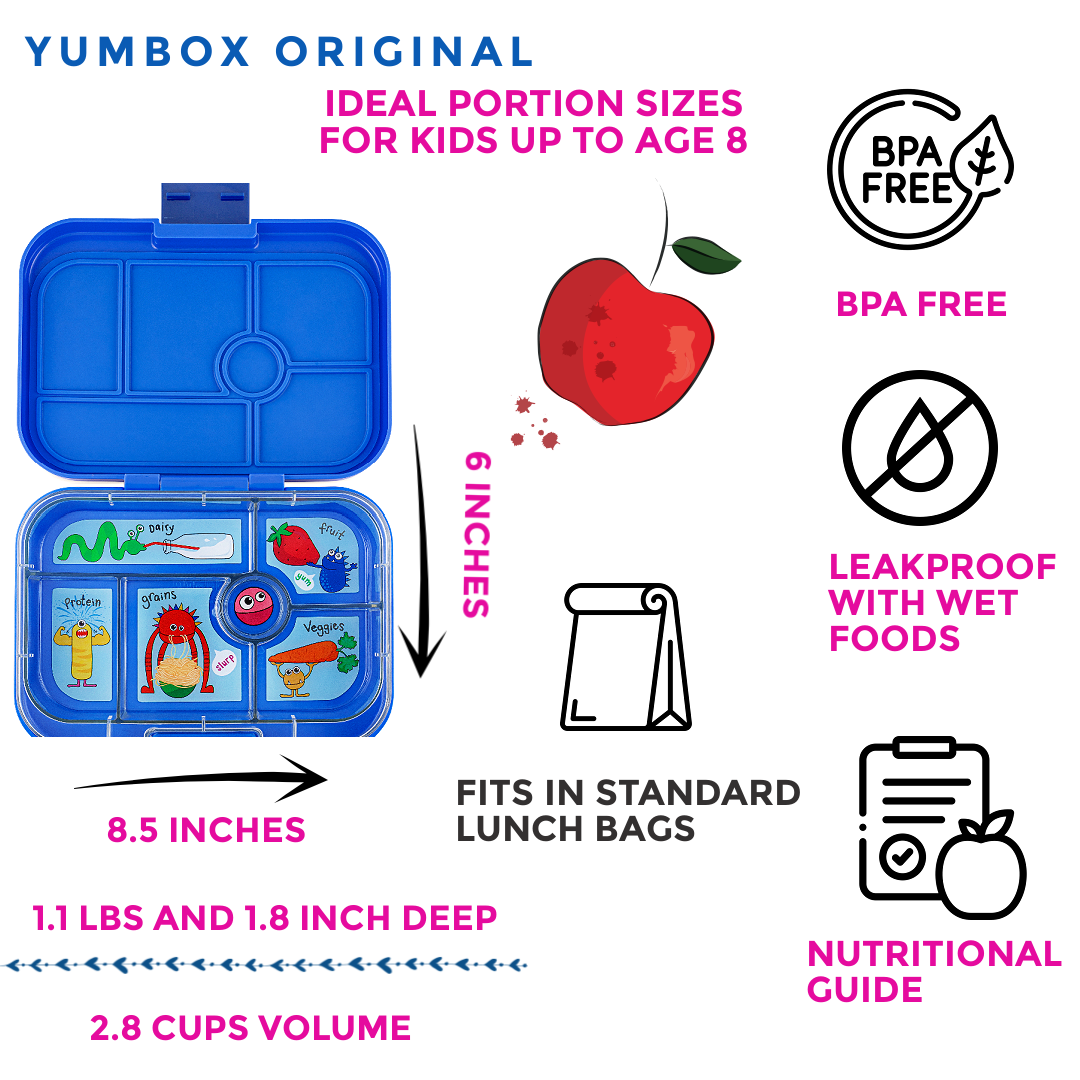 Yumbox Original - Leakproof Bento Lunch Box for Kids