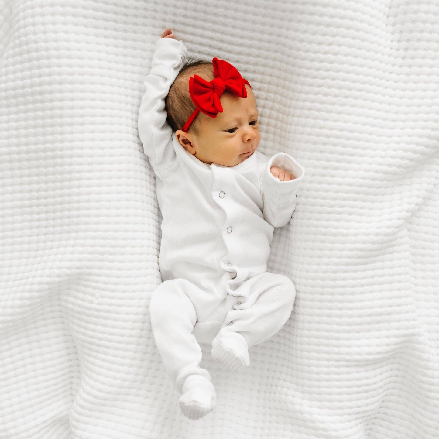 Baby Bling Baby FAB Skinny soft nylon bow headband