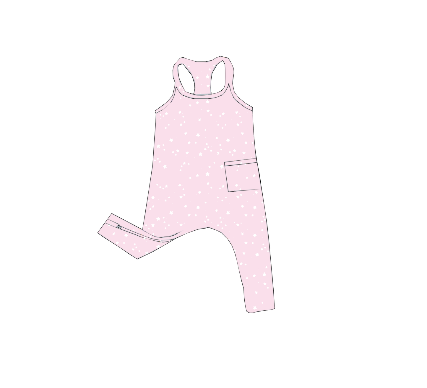 COTTON TANK ROMPER