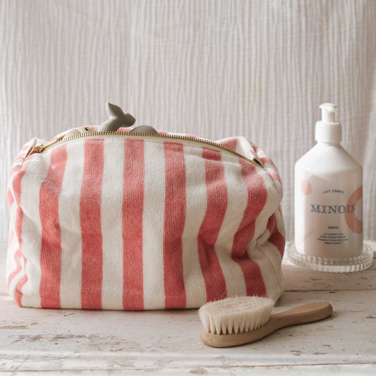 TOILETRY BAG VIC - TERRY STRAWBERRY