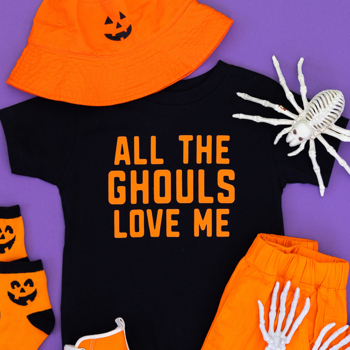 All the Ghouls love me Halloween Toddler and Youth Shirt