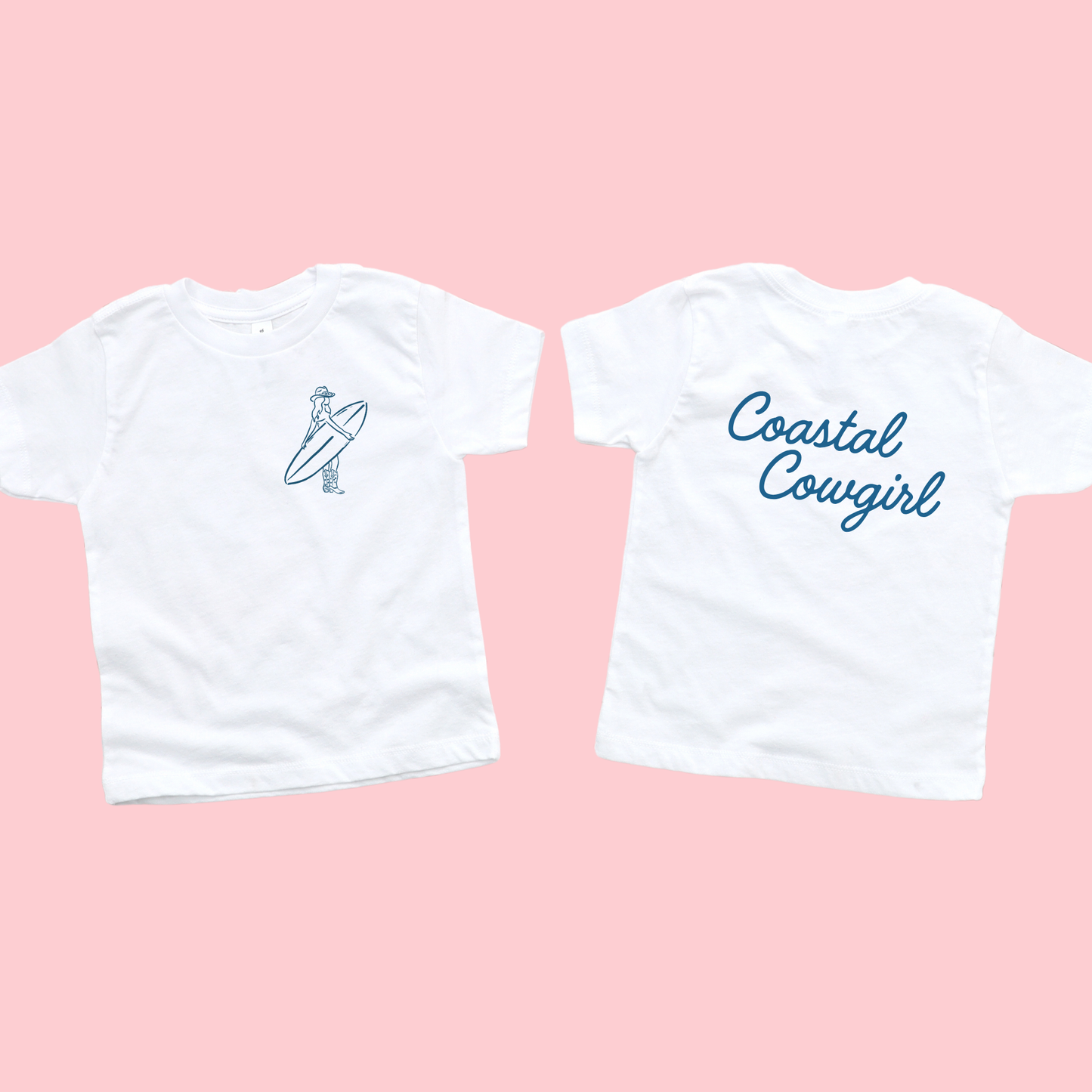 Coastal Cowgirl Surfboard Girls Tee