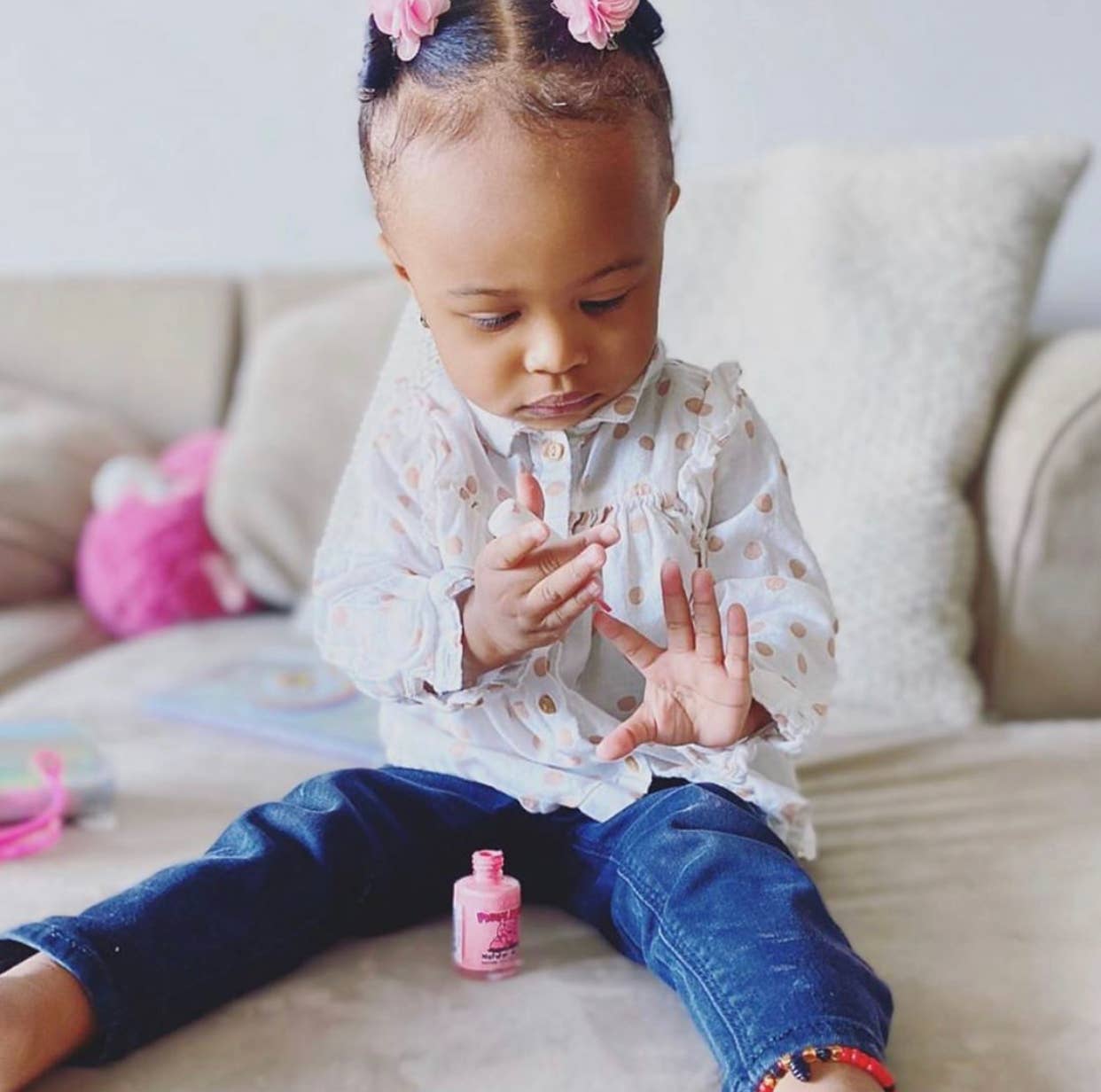 Muddles The Pig Non-Toxic Kids Nail Polish