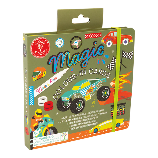 Magic Color Changing Water Cards - Cars