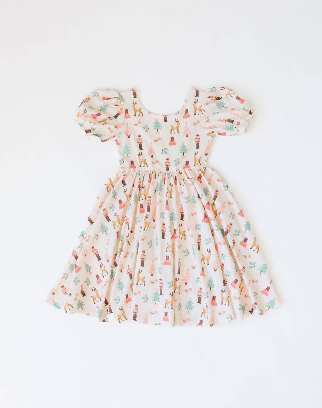 Puff Dress in Nutcracker | Girls Christmas Dress