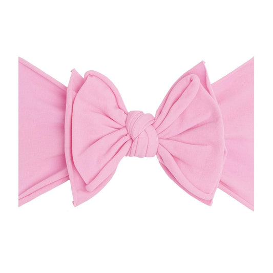 Baby Bling  FAB-BOW-LOUS nylon bow headband Neon pink