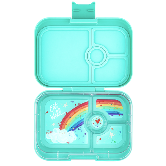 Leakproof Sandwich Friendly Bento Box - Miami Aqua (Rainbow)