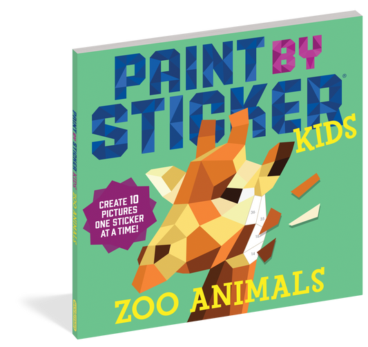 Paint by Stickers Kids: Zoo Animals