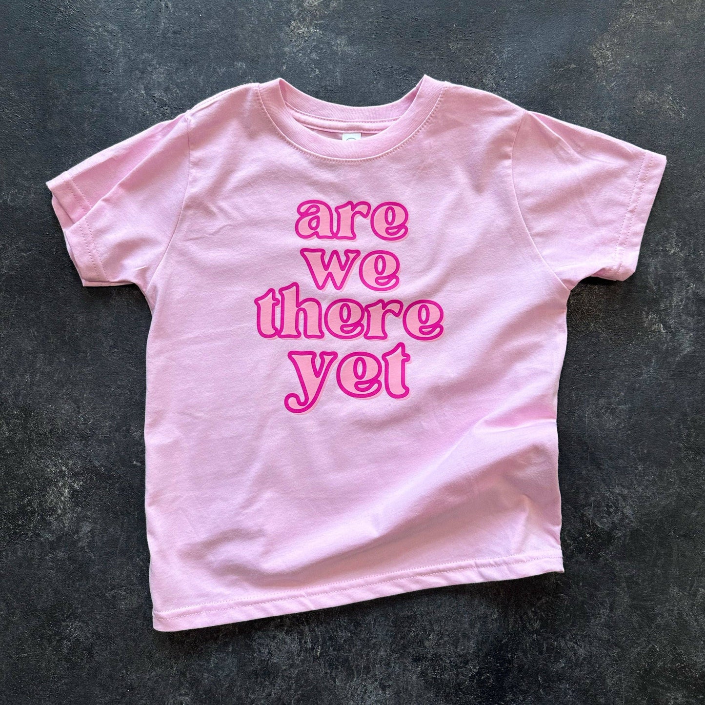 Are We There Yet Kids' Roadtrip Tee – Fun Travel Shirt