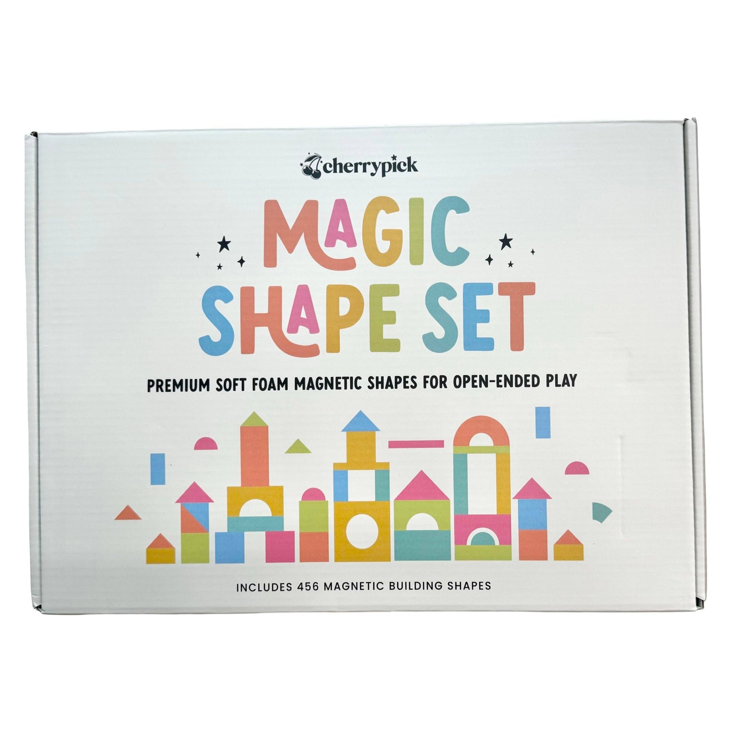 Magic Shape Set - Soft Foam Magnetic Shapes for Building and Play