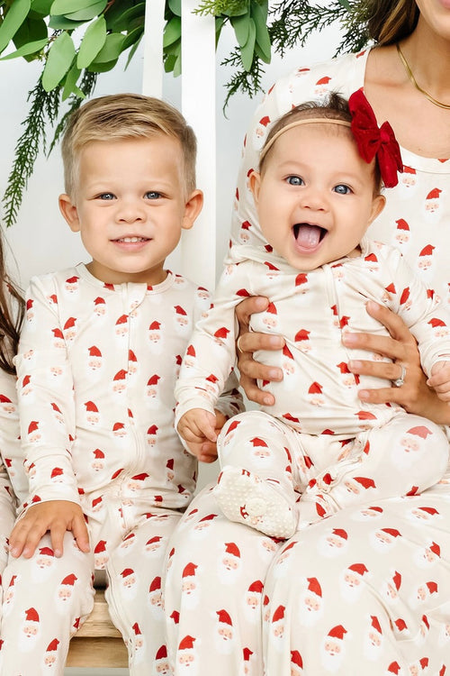 Santa Baby Zipper Footies