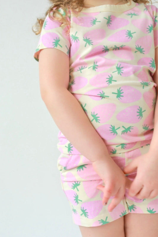 T-Shirt Set in Strawberries